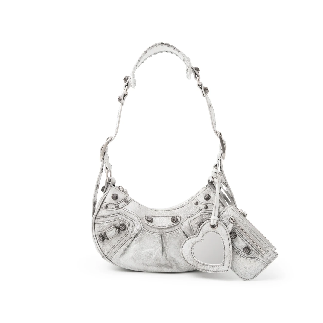 BALENCIAGA Le Cagole XS Shoulder Bag Dirty Effect